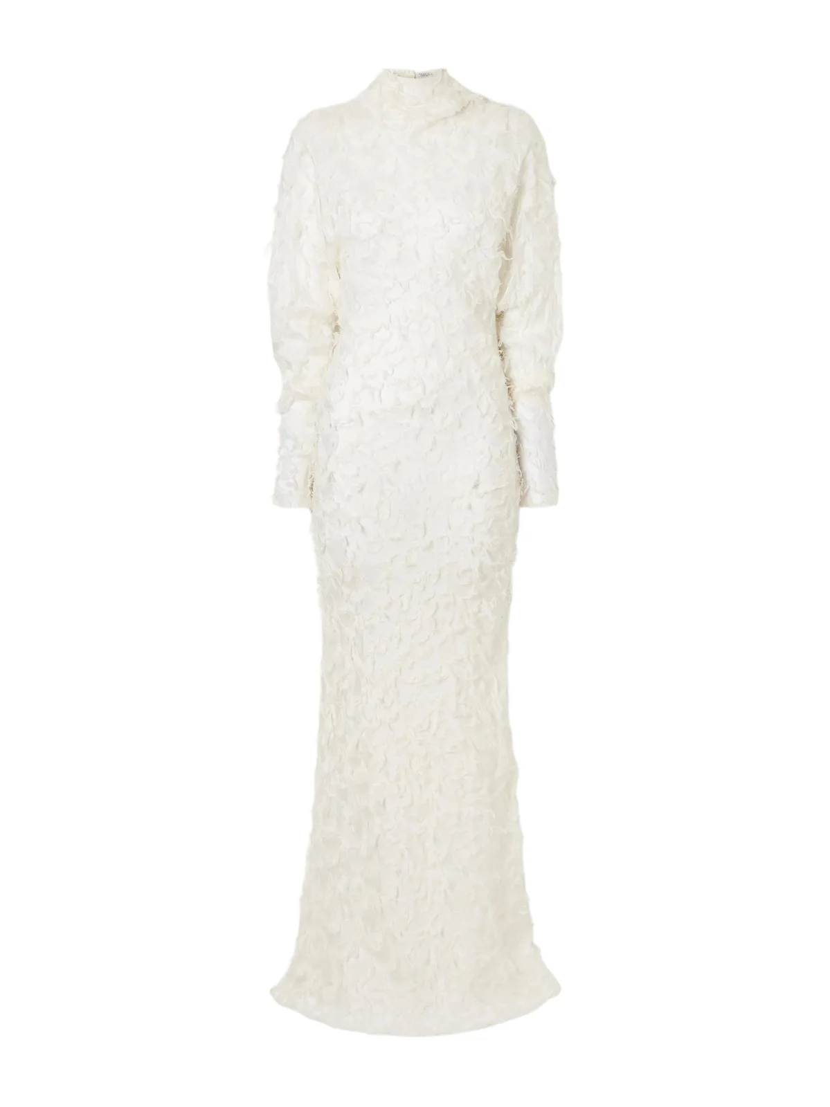 Aberdeen Fil Coupè Silk And Wool-blend Maxi Dress