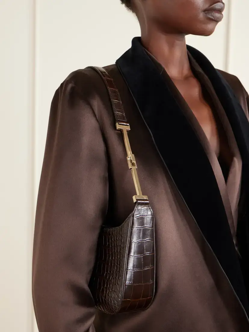 Tom Ford Croc-effect Leather Shoulder Bag | Thumbnail 5 Tom Ford Croc-effect Leather Shoulder Bag | Thumbnail 5