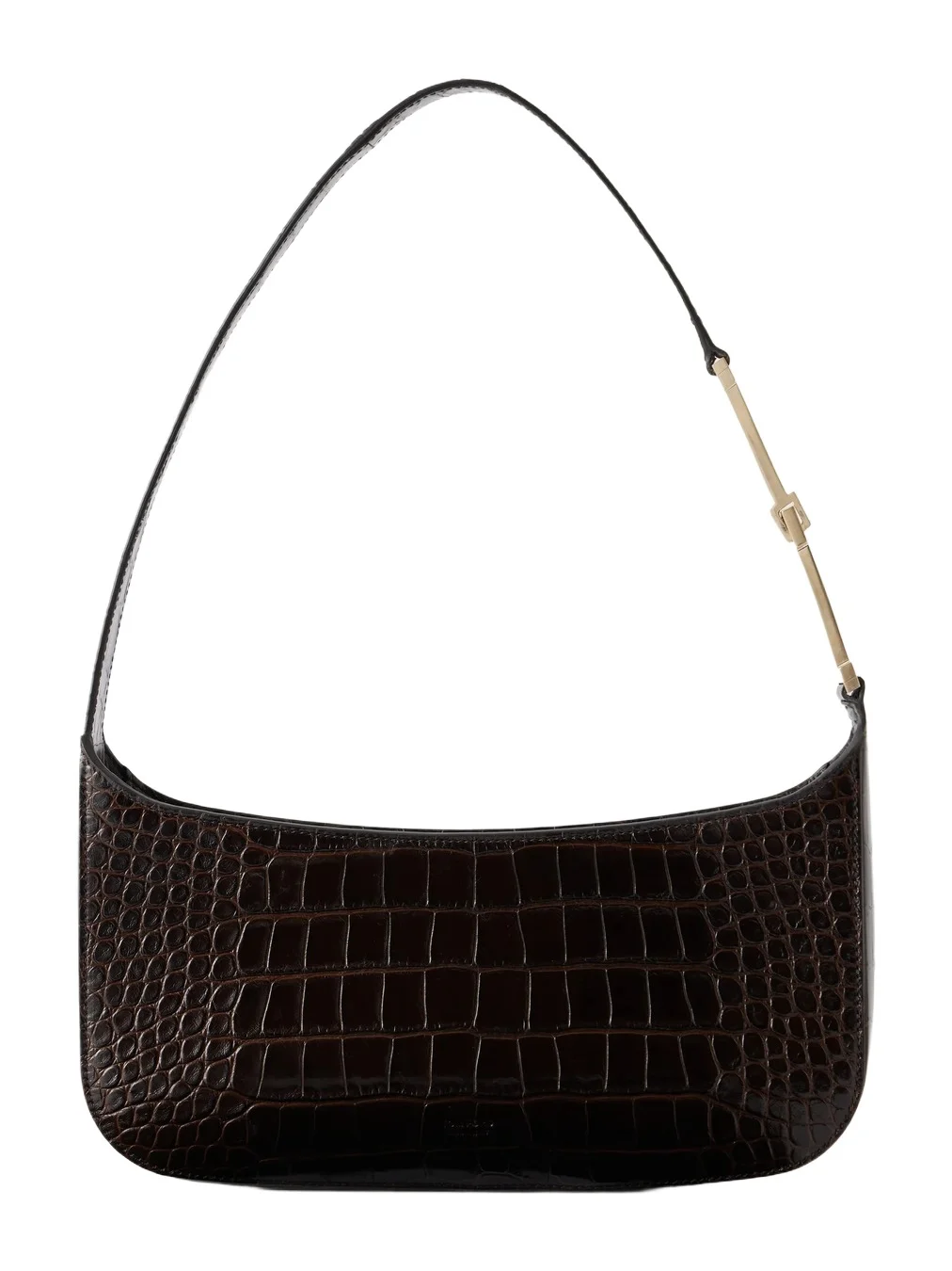 Tom Ford Arc Croc-effect Leather Shoulder Bag