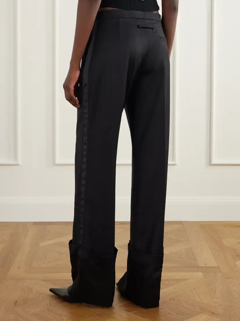 Jean Paul Gaultier Wool-twll Wide-leg Pants | Thumbnail 3 Jean Paul Gaultier Wool-twll Wide-leg Pants | Thumbnail 3