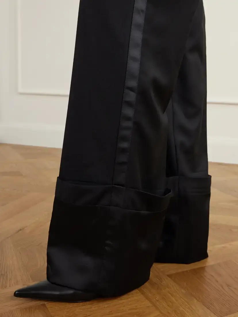 Jean Paul Gaultier Wool-twll Wide-leg Pants | Thumbnail 4 Jean Paul Gaultier Wool-twll Wide-leg Pants | Thumbnail 4