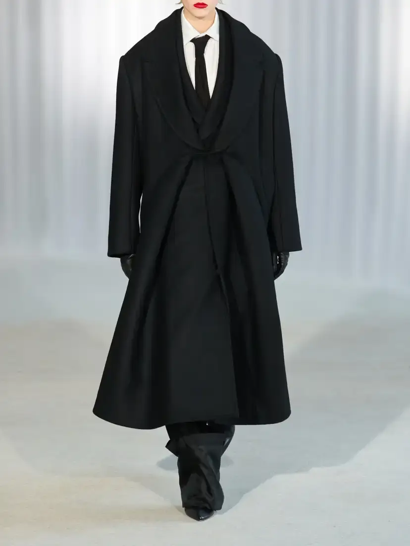 Jean Paul Gaultier Wool-twll Wide-leg Pants | Thumbnail 5 Jean Paul Gaultier Wool-twll Wide-leg Pants | Thumbnail 5