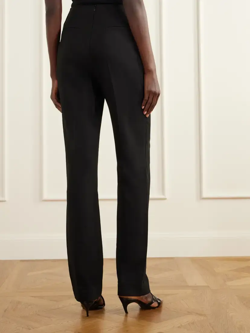Tove Sonora Knot-detailed Crepe Straight-leg Pants | Thumbnail 4 Tove Sonora Knot-detailed Crepe Straight-leg Pants | Thumbnail 4