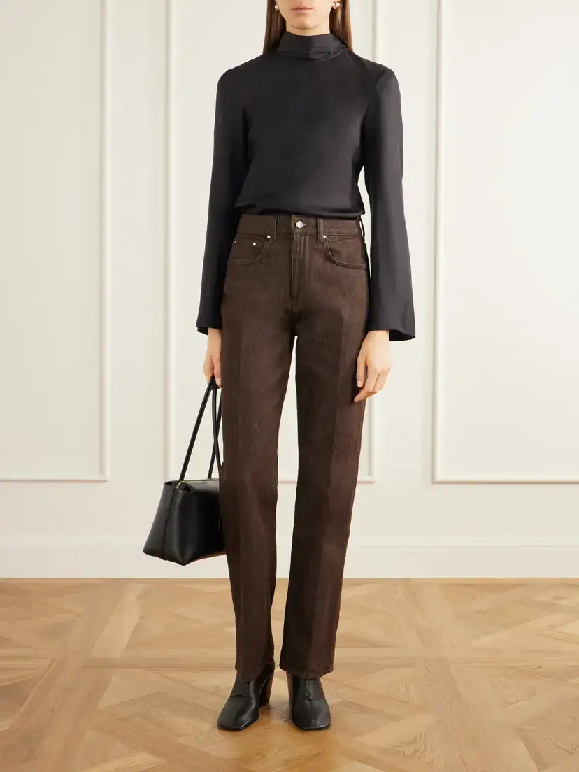OSSOU Noon Organic High-rise Straight-leg Jeans | Thumbnail 2 OSSOU Noon Organic High-rise Straight-leg Jeans | Thumbnail 2