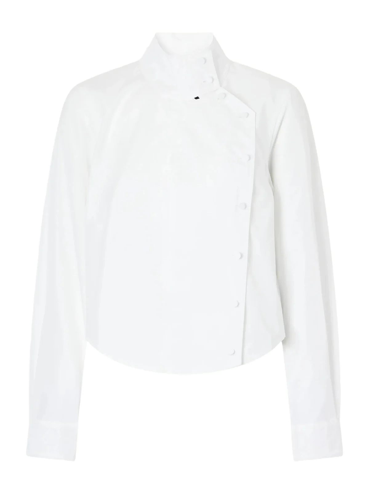 Asymmetrical Cotton-poplin Shirt Asymmetrical Cotton-poplin Shirt