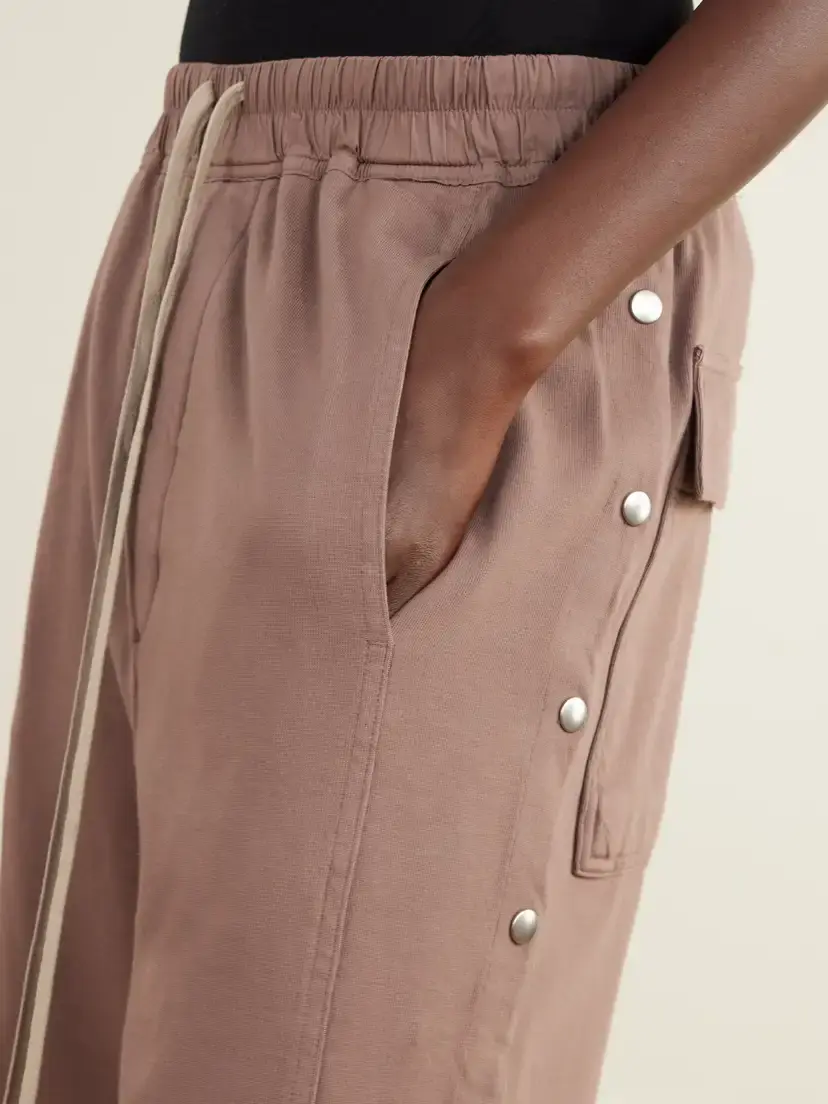 Rick Owens Drkshdw Wide Pusher Cotton-jersey Wide-leg Pants | Thumbnail 5 Rick Owens Drkshdw Wide Pusher Cotton-jersey Wide-leg Pants | Thumbnail 5