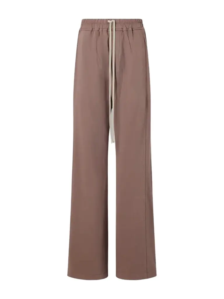 Rick Owens Drkshdw Wide Pusher Cotton-jersey Wide-leg Pants