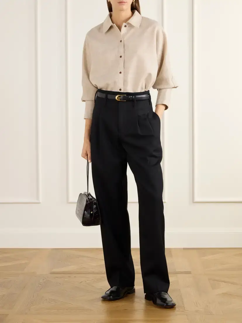 OSSOU Ridge Wool Woven Shirt | Thumbnail 2