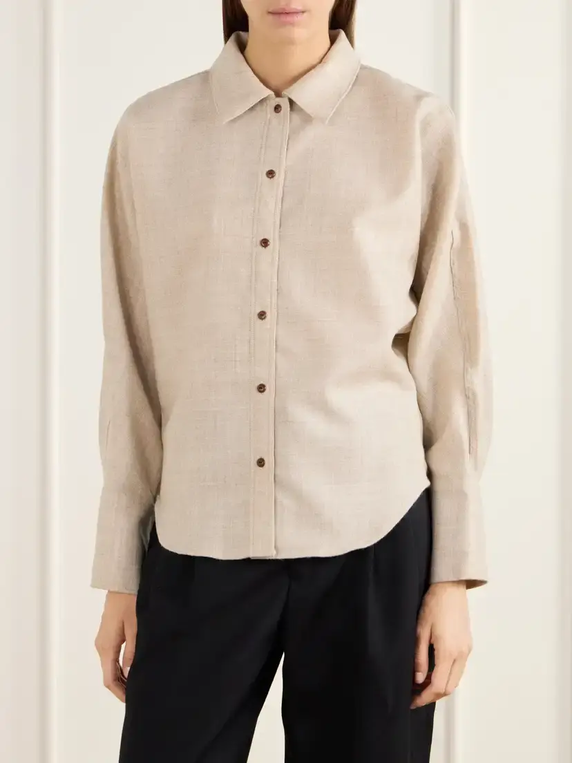 OSSOU Ridge Wool Woven Shirt | Thumbnail 3