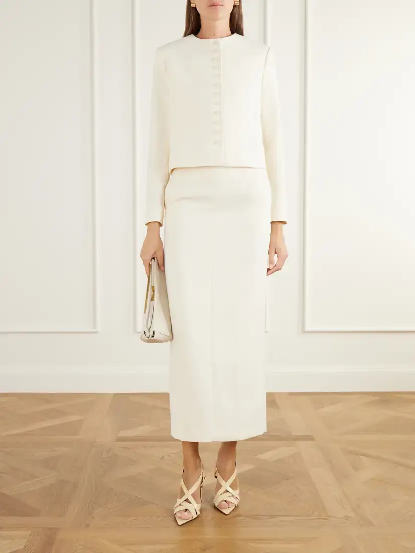 Almada Bay Crepe Midi Skirt | Thumbnail 2 Almada Bay Crepe Midi Skirt | Thumbnail 2