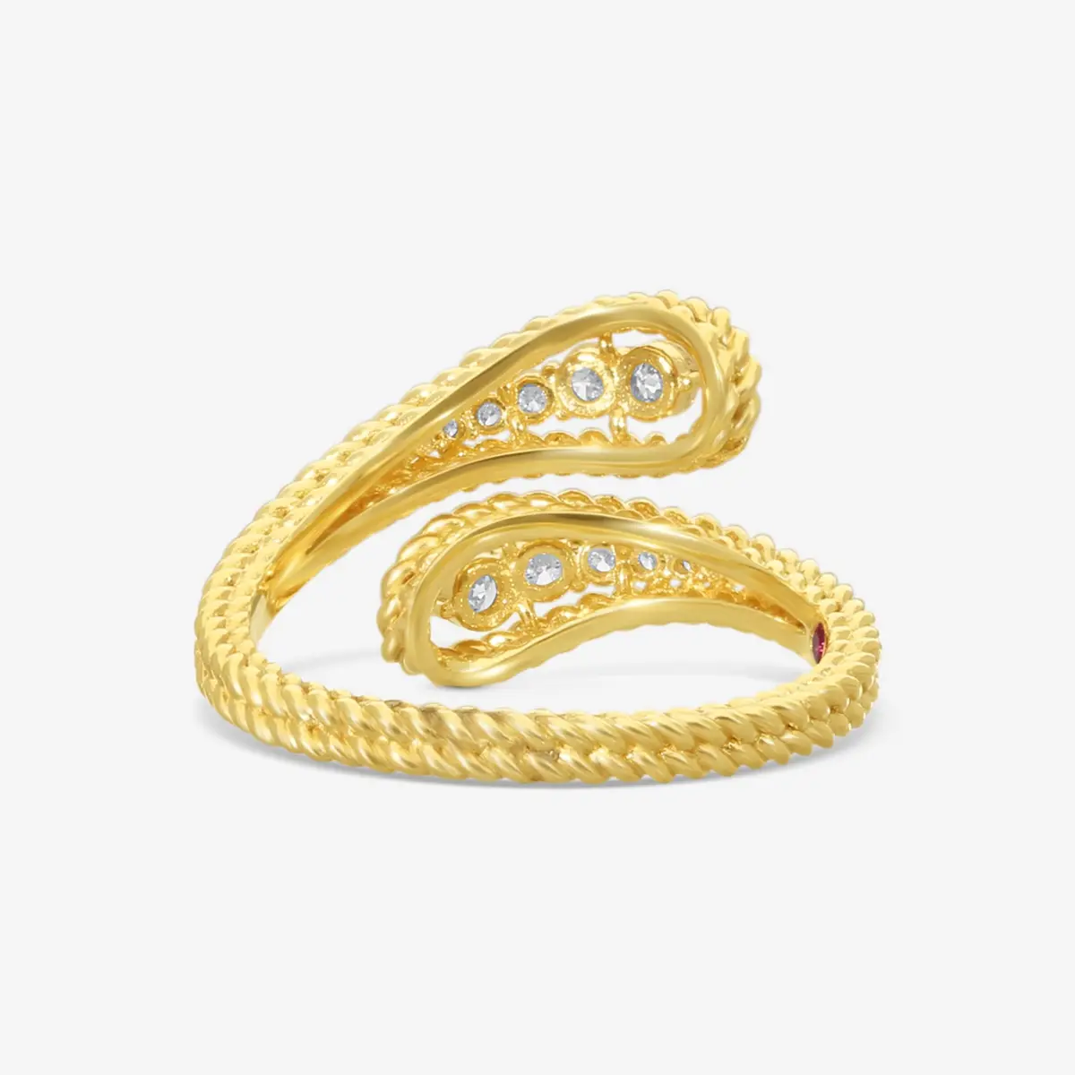 Roberto Coin Roberto Coin Byzantine Barocco 18K Yellow Gold Diamond Ring Sz. 6.5 by The Solist | Thumbnail 3