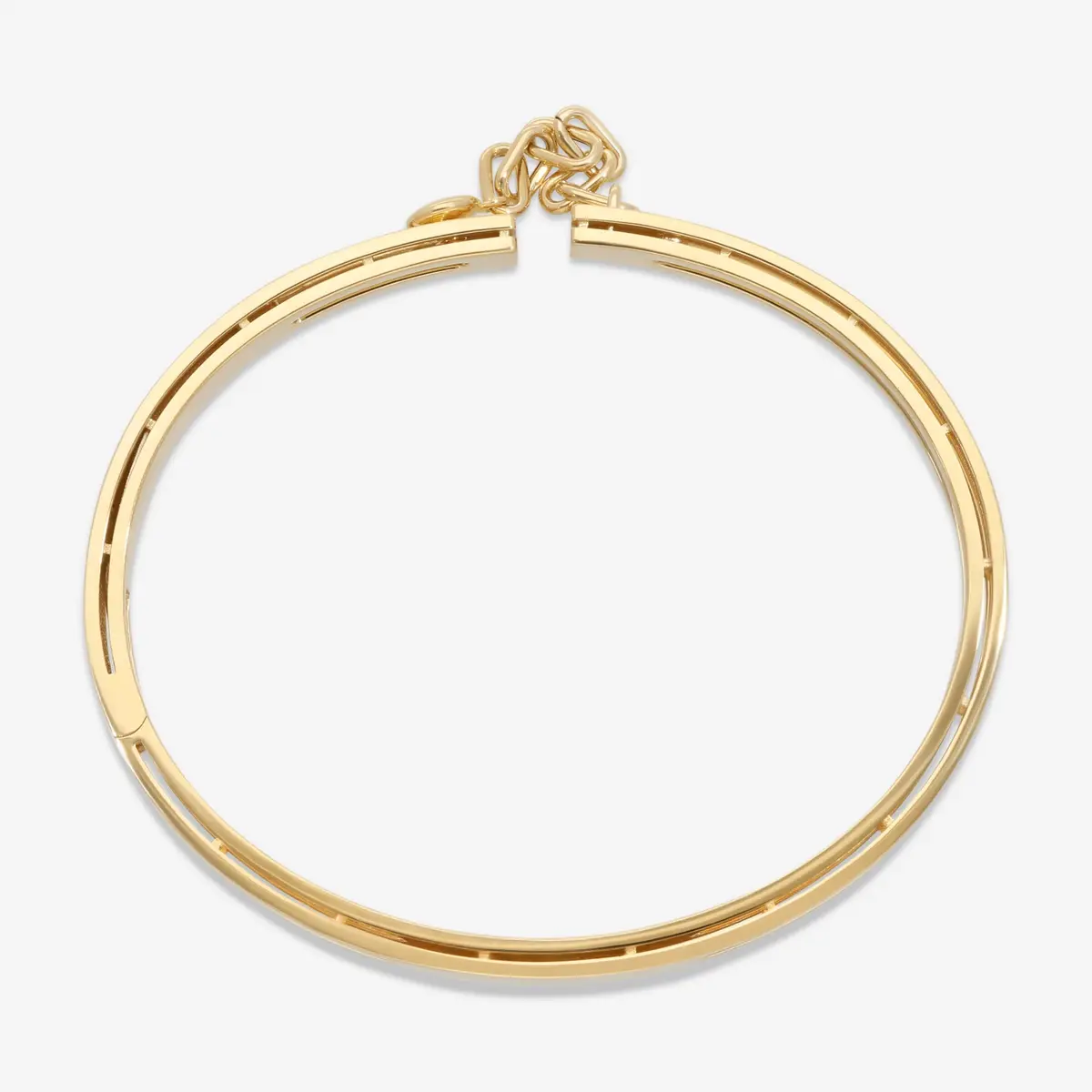 Roberto Coin Roberto Coin Navarra 18K Yellow Gold Diamond Bangle Bracelet by The Solist | Thumbnail 2