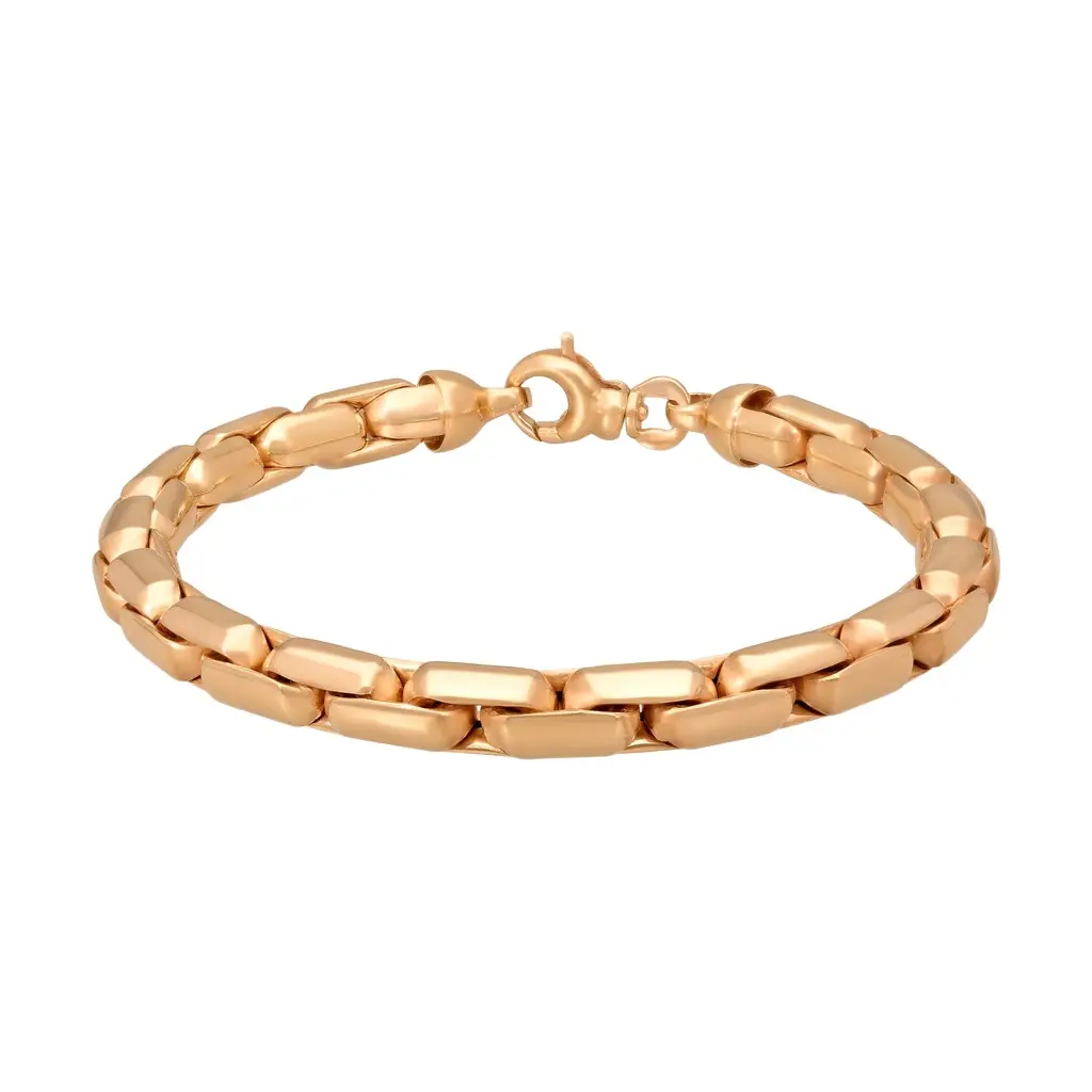 Roberto Coin Oro Classic 18K Rose Gold Link Bracelet by The Solist Roberto Coin Oro Classic 18K Rose Gold Link Bracelet by The Solist