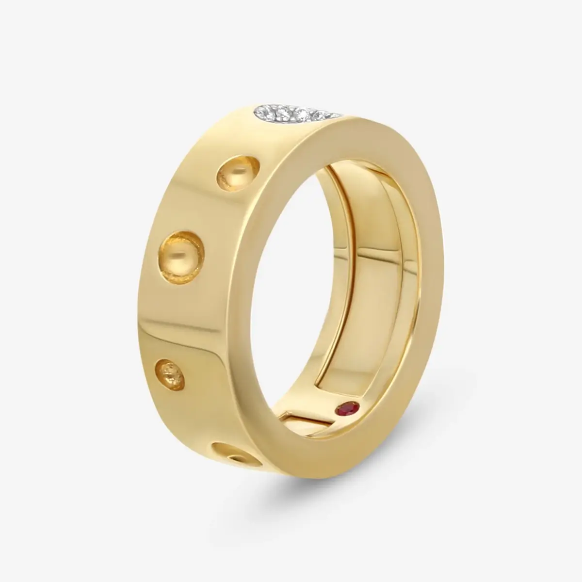 Roberto Coin Roberto Coin Pois Moi Luna 18K Yellow Gold Diamond Band Ring Sz. 6.5 by The Solist | Thumbnail 2