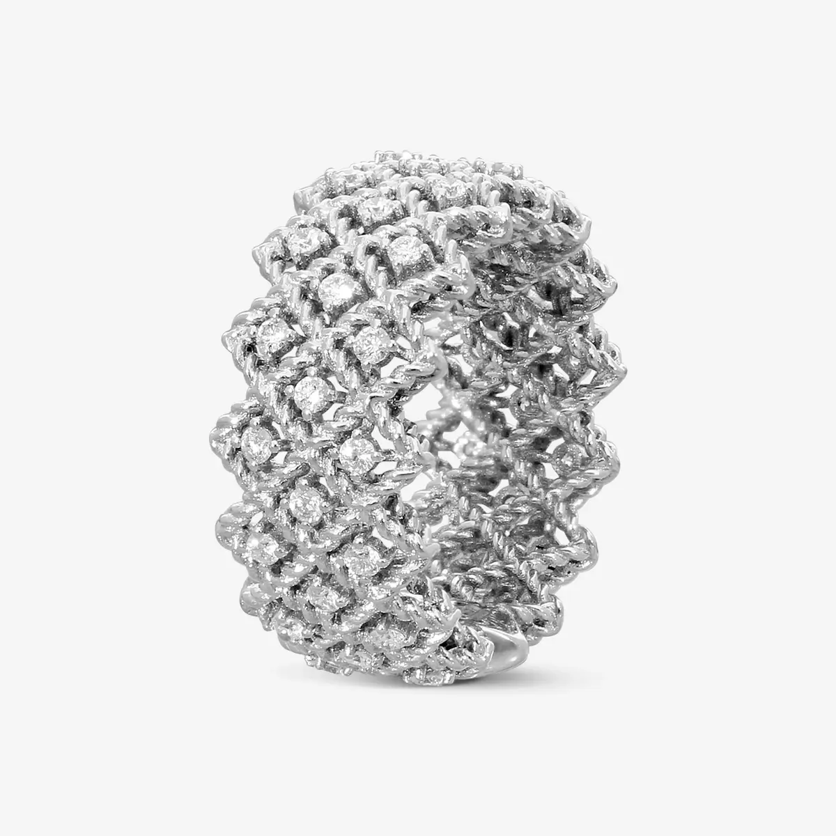 Roberto Coin Roberto Coin Roman Barocco 18K White Gold Diamond Ring Sz. 6.5 by The Solist | Thumbnail 2