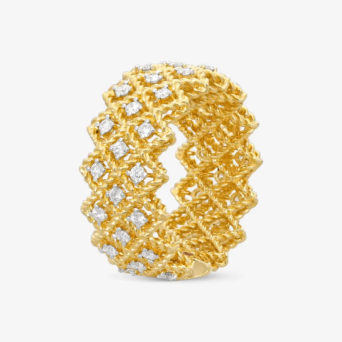Roberto Coin Roberto Coin Roman Barocco 18K Yellow Gold Diamond Ring Sz. 6.5 by The Solist | Thumbnail 2
