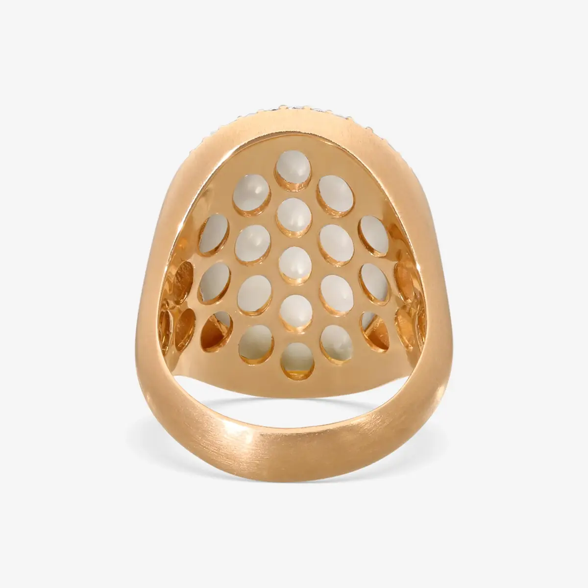 Roberto Coin Roberto Coin Small Satin 18K Rose Gold Diamond & Lemon Quartz Ring Sz. 7 by The Solist | Thumbnail 3 Roberto Coin Roberto Coin Small Satin 18K Rose Gold Diamond & Lemon Quartz Ring Sz. 7 by The Solist | Thumbnail 3