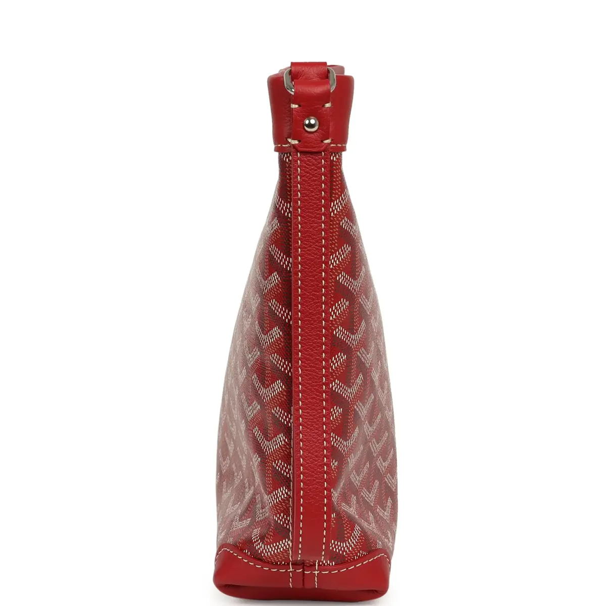 goyard Goyard Goyardine Canvas Red Conti Pouch Palladium Hardware | Thumbnail 3 goyard Goyard Goyardine Canvas Red Conti Pouch Palladium Hardware | Thumbnail 3