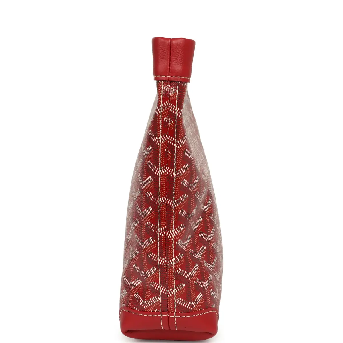 goyard Goyard Goyardine Canvas Red Conti Pouch Palladium Hardware | Thumbnail 5 goyard Goyard Goyardine Canvas Red Conti Pouch Palladium Hardware | Thumbnail 5