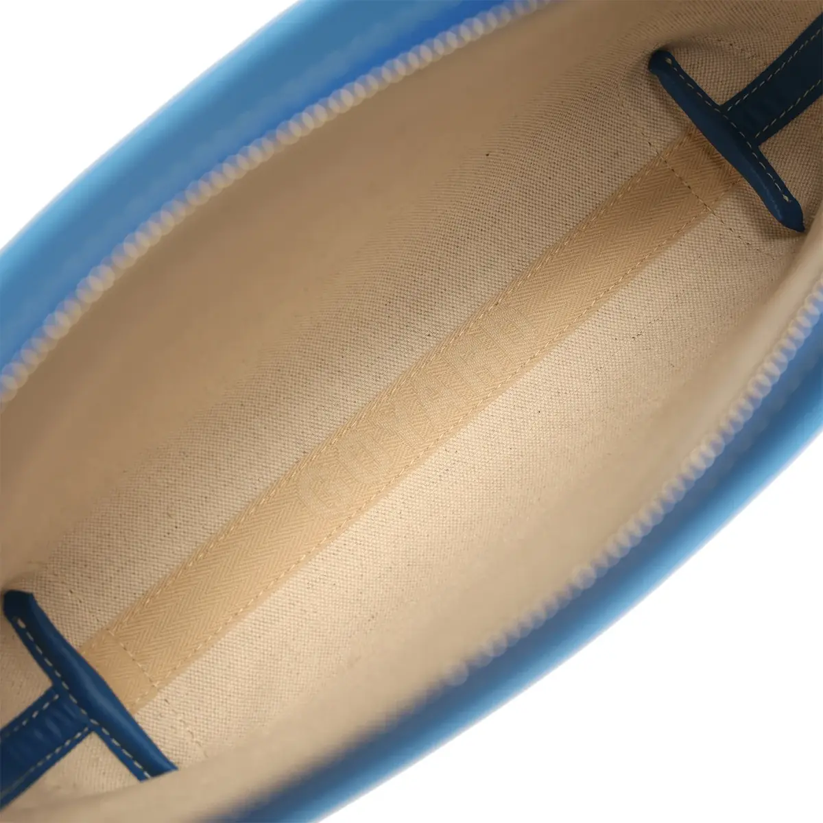 goyard Goyard Goyardine Canvas Sky Blue Conti Pouch Palladium Hardware | Thumbnail 9 goyard Goyard Goyardine Canvas Sky Blue Conti Pouch Palladium Hardware | Thumbnail 9