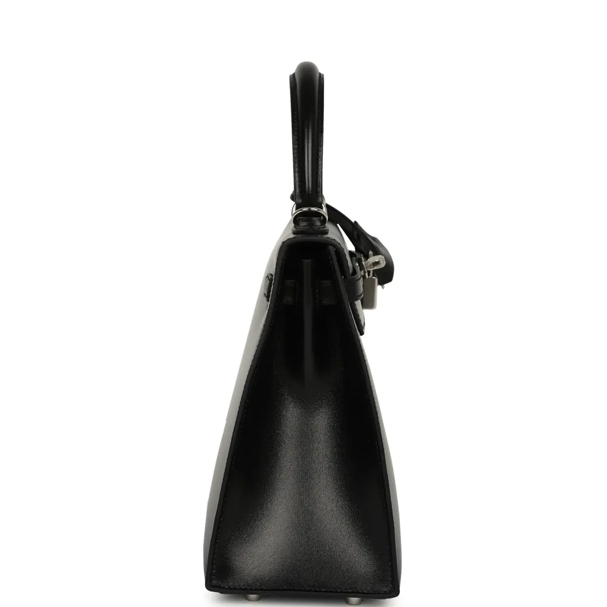 HERMÈS Hermes Kelly Sellier 25 Black Box Palladium Hardware | Thumbnail 3