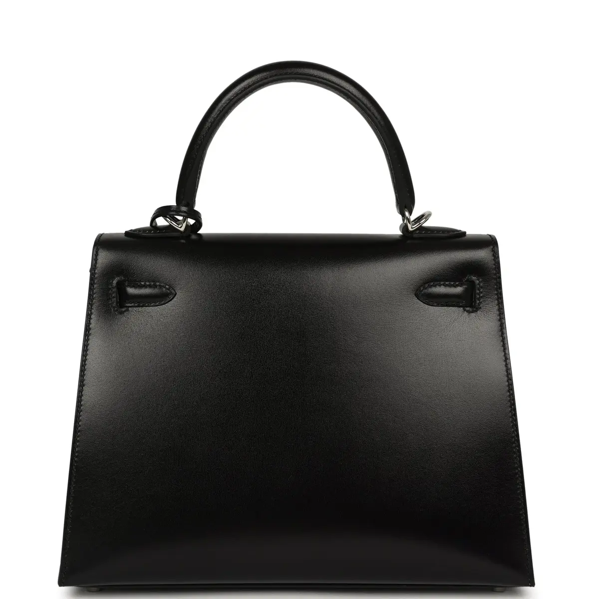 HERMÈS Hermes Kelly Sellier 25 Black Box Palladium Hardware | Thumbnail 4