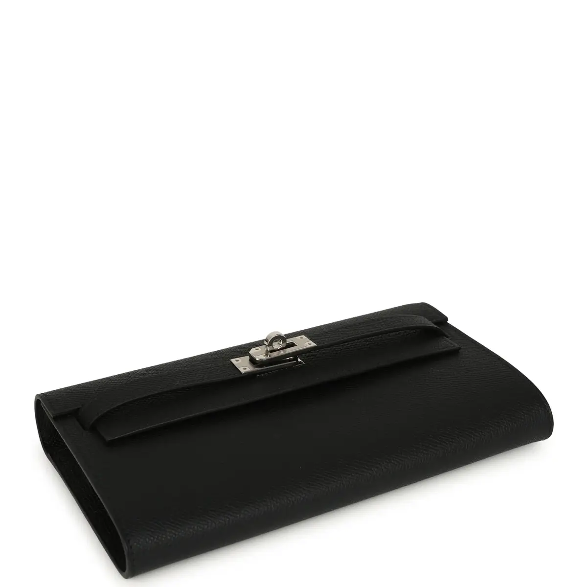 HERMÈS Hermes Kelly Wallet To Go Black Epsom Palladium Hardware | Thumbnail 3 HERMÈS Hermes Kelly Wallet To Go Black Epsom Palladium Hardware | Thumbnail 3