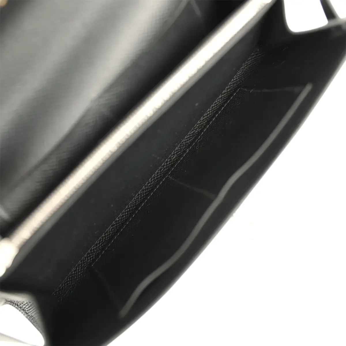 HERMÈS Hermes Kelly Wallet To Go Black Epsom Palladium Hardware | Thumbnail 10 HERMÈS Hermes Kelly Wallet To Go Black Epsom Palladium Hardware | Thumbnail 10
