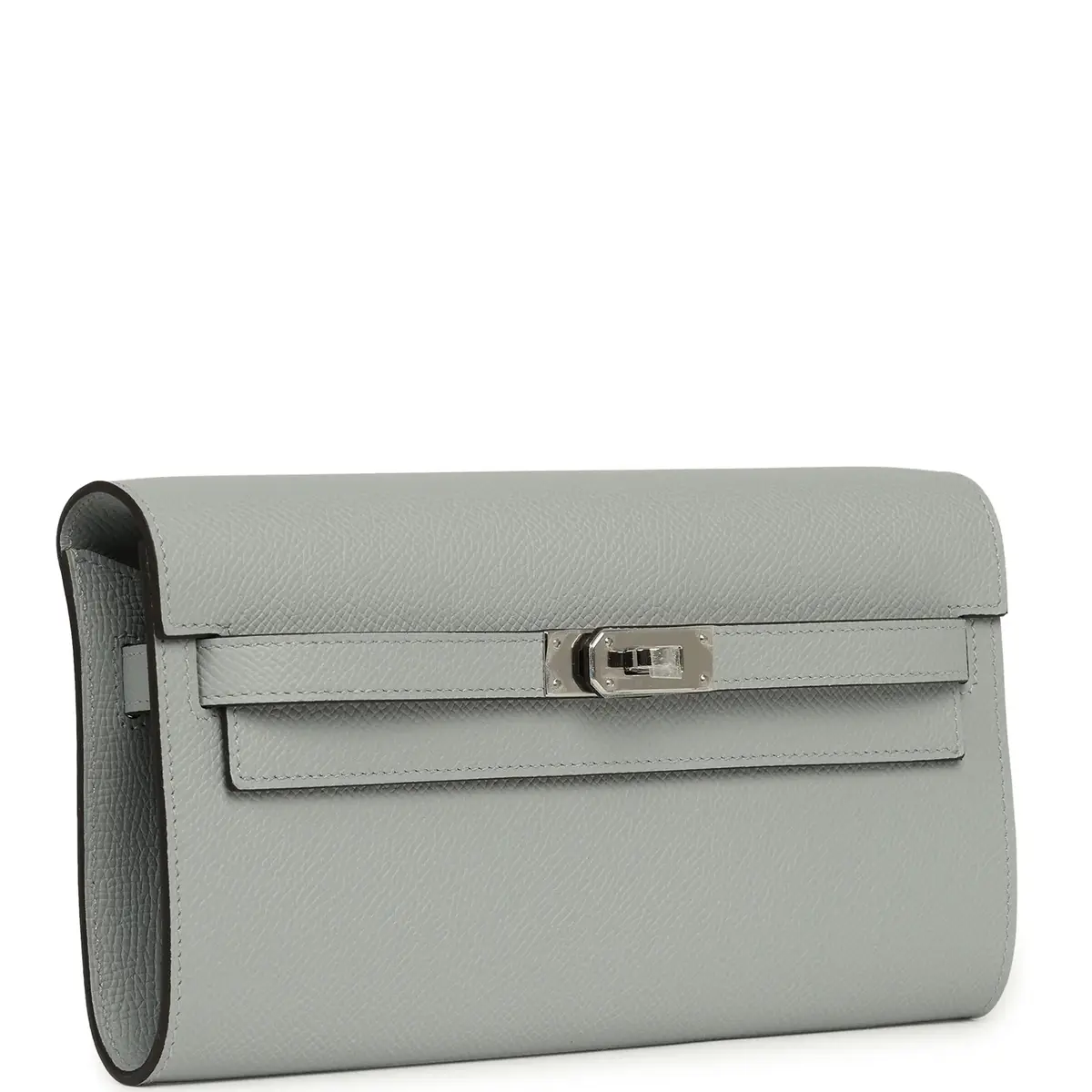 HERMÈS Hermes Kelly Wallet To Go Bleu Glacier Epsom Palladium Hardware | Thumbnail 2 HERMÈS Hermes Kelly Wallet To Go Bleu Glacier Epsom Palladium Hardware | Thumbnail 2