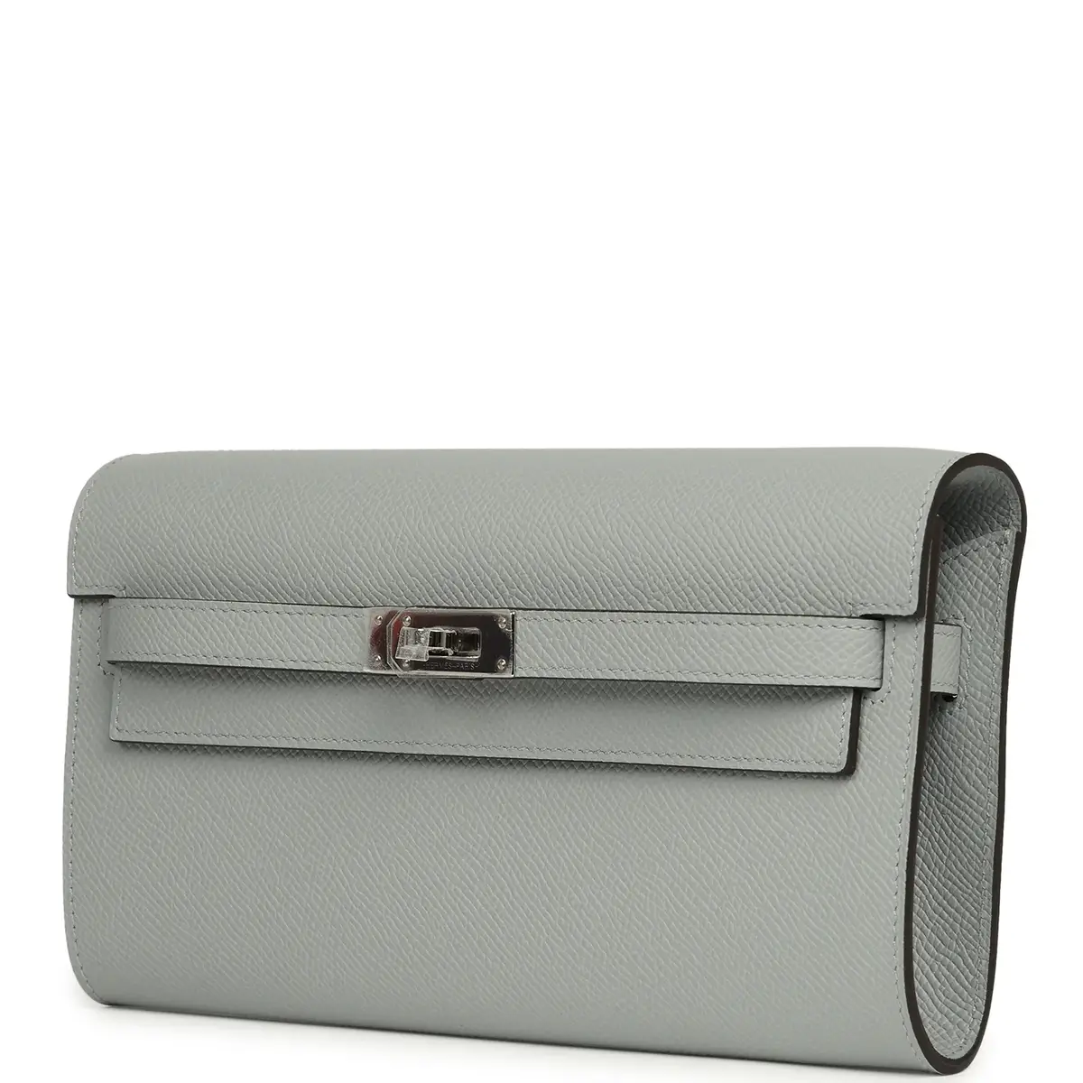 HERMÈS Hermes Kelly Wallet To Go Bleu Glacier Epsom Palladium Hardware | Thumbnail 6 HERMÈS Hermes Kelly Wallet To Go Bleu Glacier Epsom Palladium Hardware | Thumbnail 6