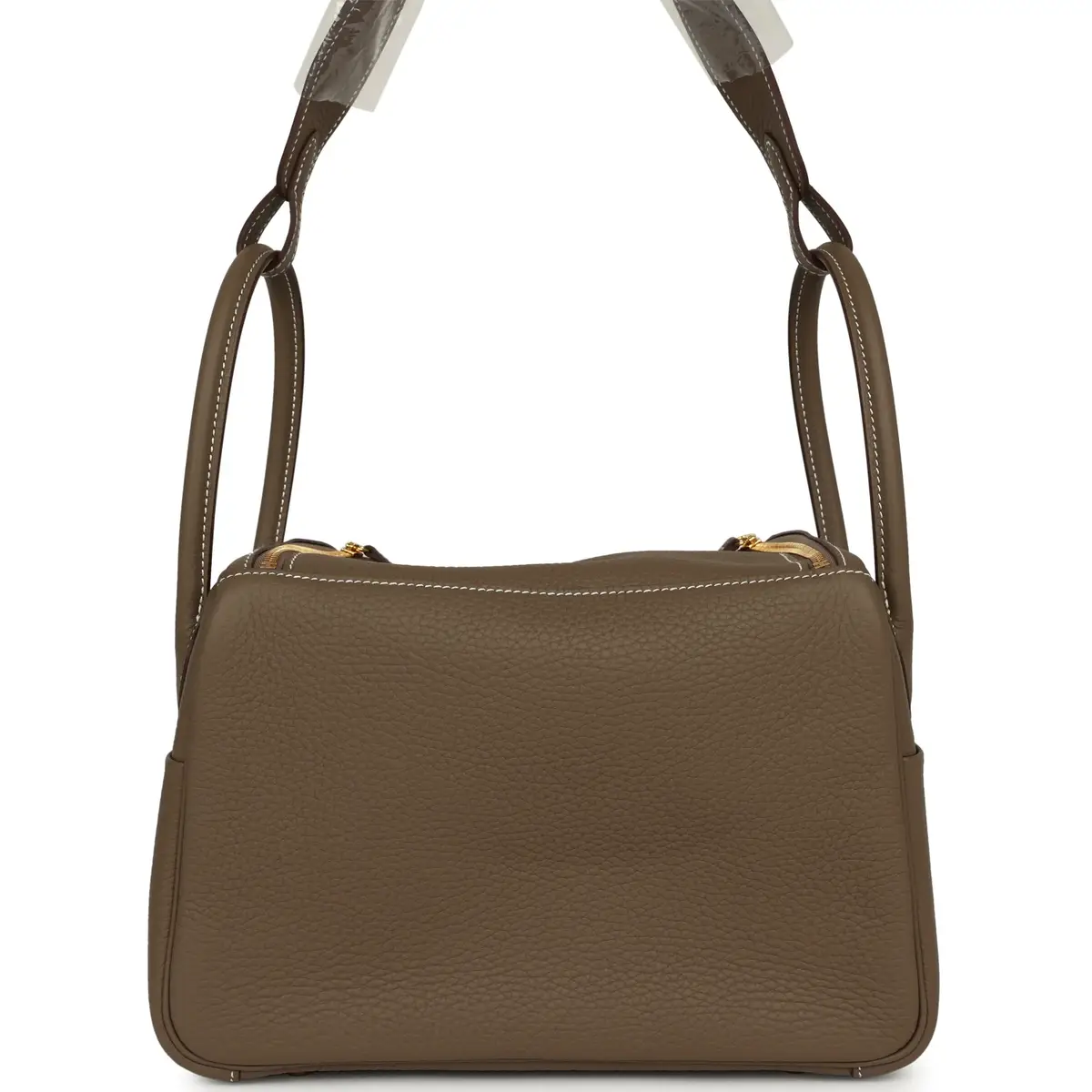 HERMÈS Hermes Lindy 26 Etoupe Clemence Gold Hardware | Thumbnail 4