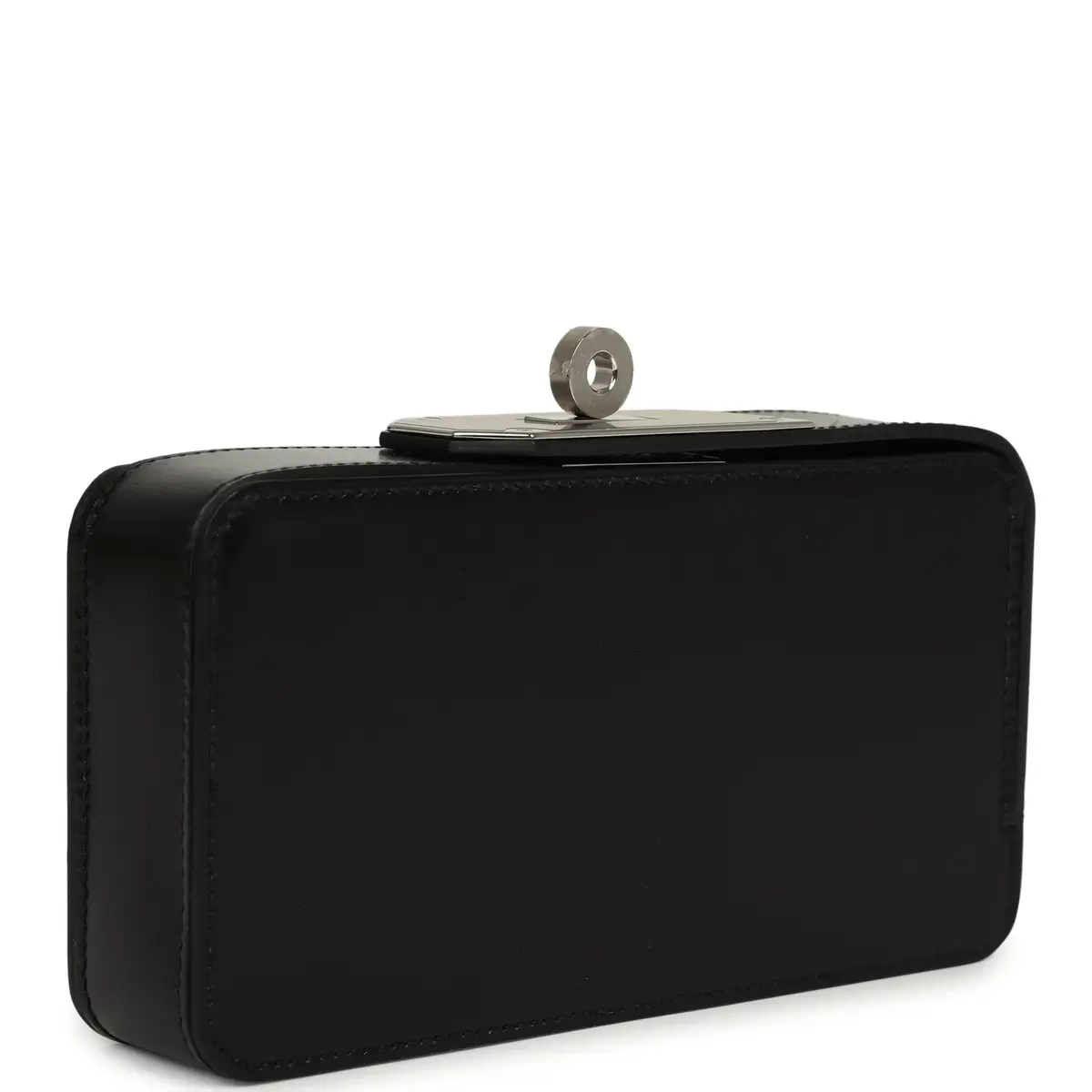 HERMÈS Hermes Sanglons Clutch Black Box Palladium Hardware | Thumbnail 2 HERMÈS Hermes Sanglons Clutch Black Box Palladium Hardware | Thumbnail 2