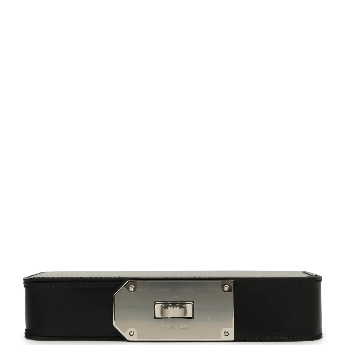 HERMÈS Hermes Sanglons Clutch Black Box Palladium Hardware | Thumbnail 3 HERMÈS Hermes Sanglons Clutch Black Box Palladium Hardware | Thumbnail 3