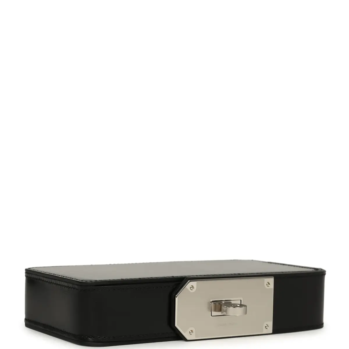HERMÈS Hermes Sanglons Clutch Black Box Palladium Hardware | Thumbnail 5 HERMÈS Hermes Sanglons Clutch Black Box Palladium Hardware | Thumbnail 5