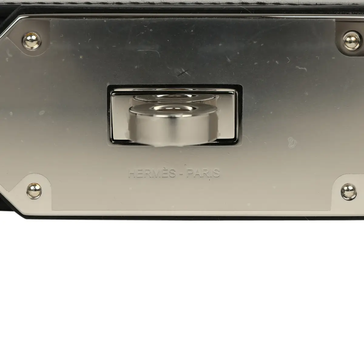 HERMÈS Hermes Sanglons Clutch Black Box Palladium Hardware | Thumbnail 10 HERMÈS Hermes Sanglons Clutch Black Box Palladium Hardware | Thumbnail 10