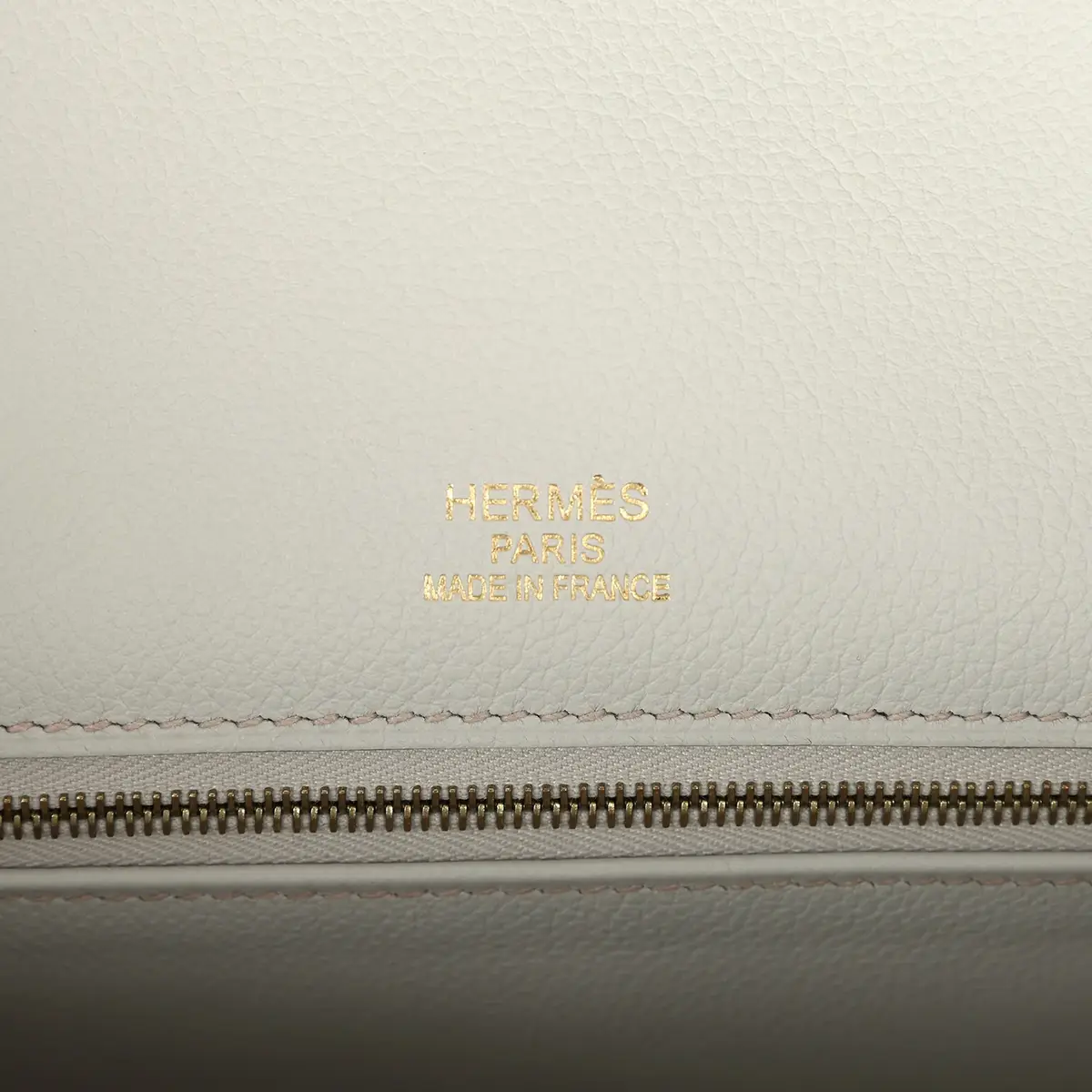 HERMÈS Pre-owned Hermes Birkin 35 Gris Caillou Grizzly, Gris Pale Evercolor Permabrass Hardware | Thumbnail 7