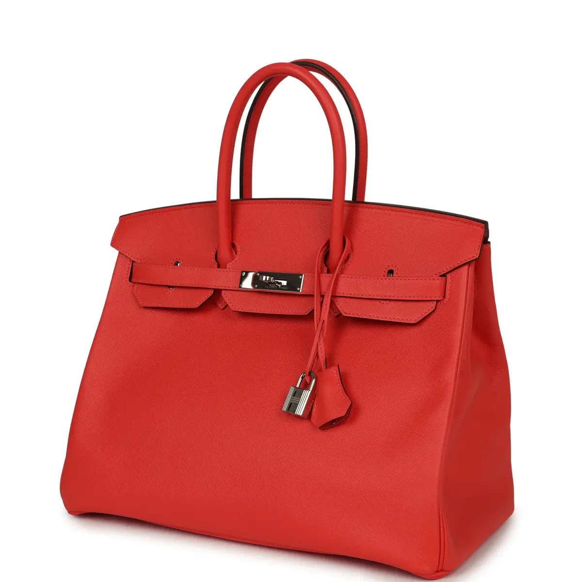 HERMÈS Pre-owned Hermes Birkin 35 Rose Jaipur Epsom Palladium Hardware | Thumbnail 5