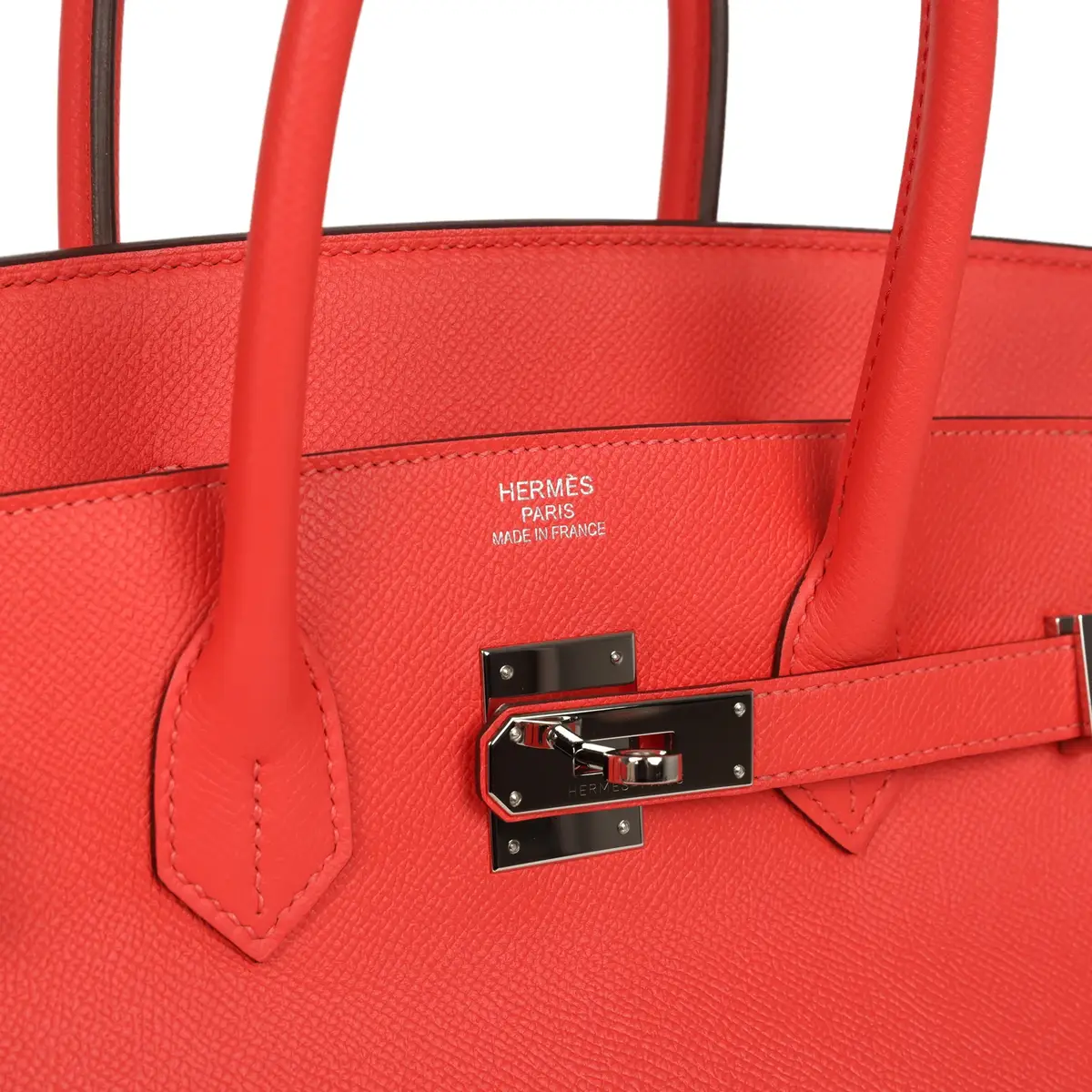 HERMÈS Pre-owned Hermes Birkin 35 Rose Jaipur Epsom Palladium Hardware | Thumbnail 7