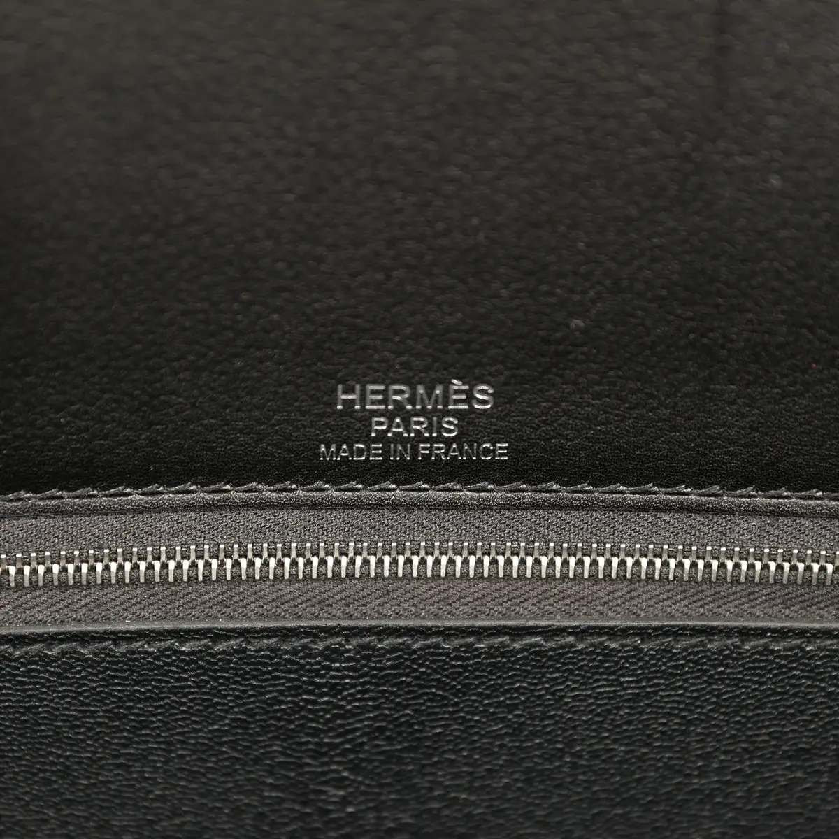 HERMÈS Pre-owned Hermes Birkin HAC a Relier 40 Black Evergrain Palladium Hardware | Thumbnail 8