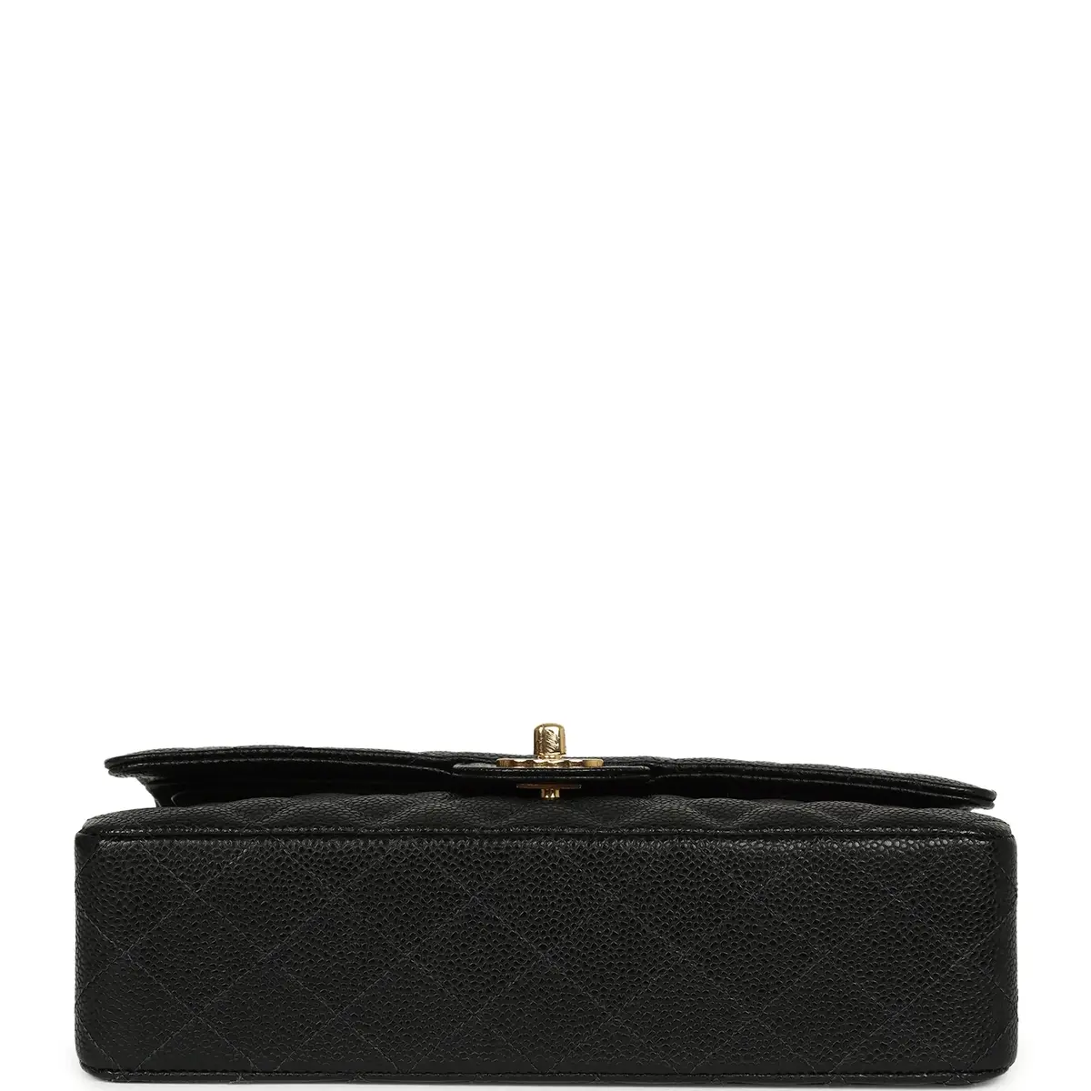 Chanel Vintage Chanel Medium Classic Double Flap Bag Black Caviar Gold Hardware | Thumbnail 6 Chanel Vintage Chanel Medium Classic Double Flap Bag Black Caviar Gold Hardware | Thumbnail 6