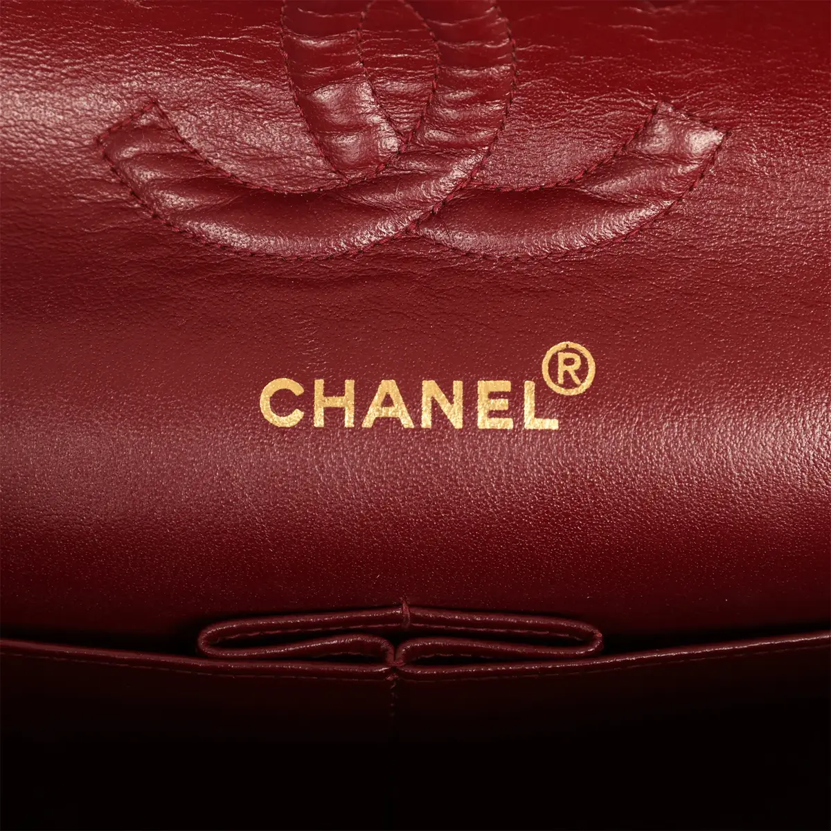 Chanel Vintage Chanel Medium Classic Double Flap Bag Black Lambskin Gold Hardware | Thumbnail 9 Chanel Vintage Chanel Medium Classic Double Flap Bag Black Lambskin Gold Hardware | Thumbnail 9