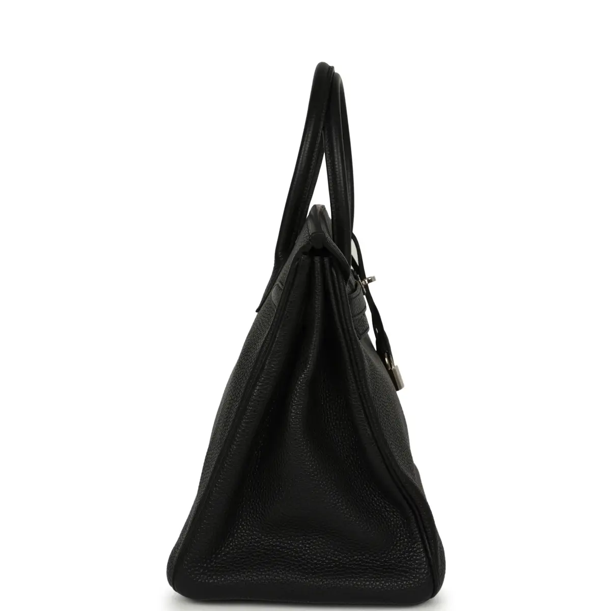 HERMÈS Vintage Hermes Birkin 35 Black Togo Palladium Hardware | Thumbnail 3