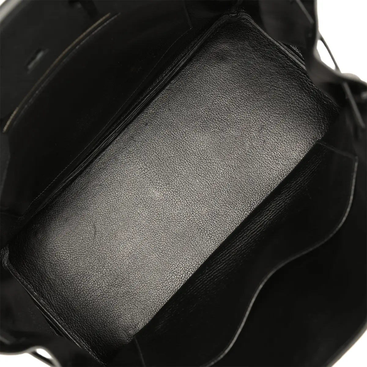 HERMÈS Vintage Hermes Birkin 35 Black Togo Palladium Hardware | Thumbnail 8