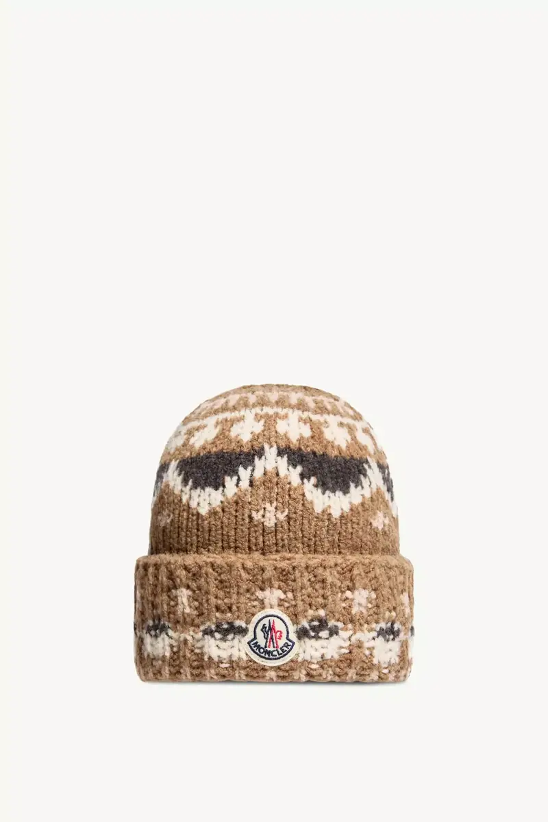 Moncler Bouclé Wool Blend Beanie | Thumbnail 2 Moncler Bouclé Wool Blend Beanie | Thumbnail 2