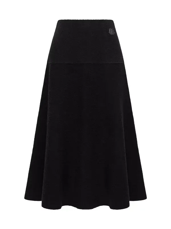 Bouclé Wool Blend Midi Skirt Bouclé Wool Blend Midi Skirt