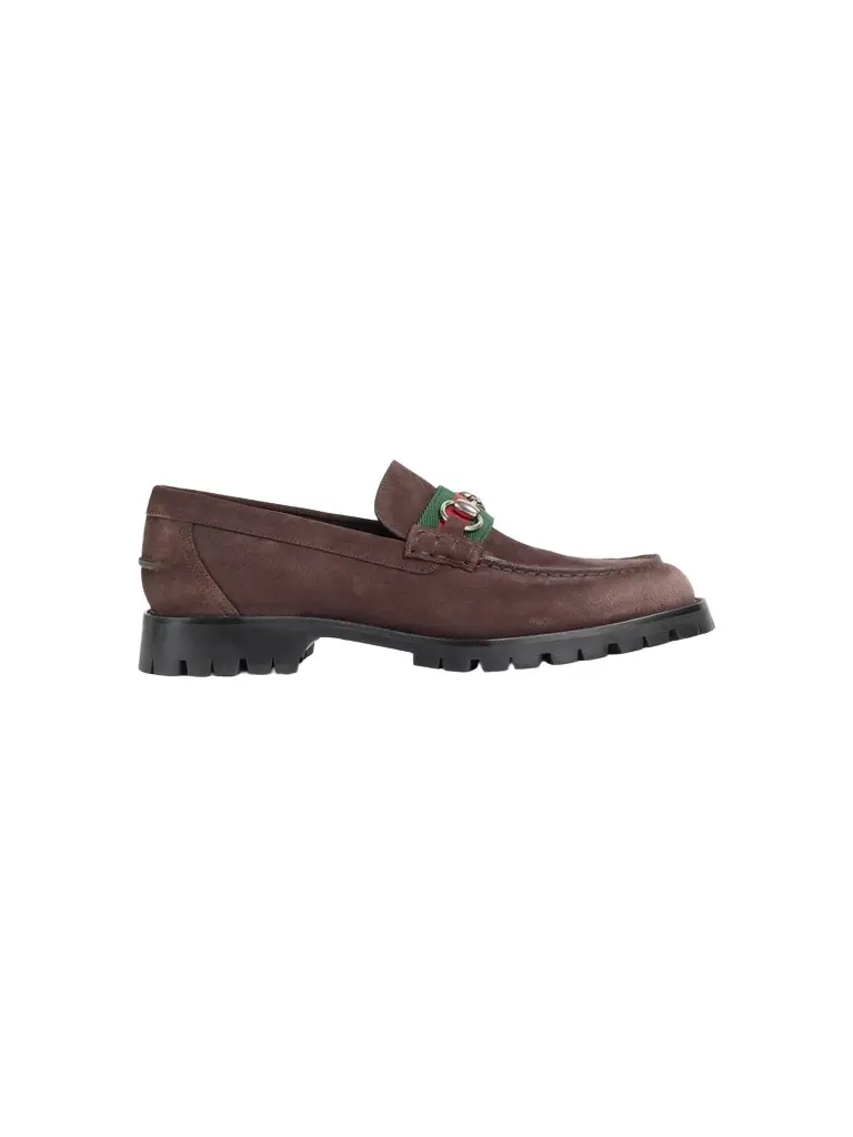 Men's Sylke Horsebit Suede & Lug Sole Loafers Men's Sylke Horsebit Suede & Lug Sole Loafers