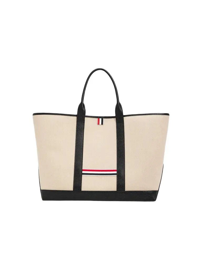 Thom Browne Women's Medium Tool Canvas & Leather Tote Bag