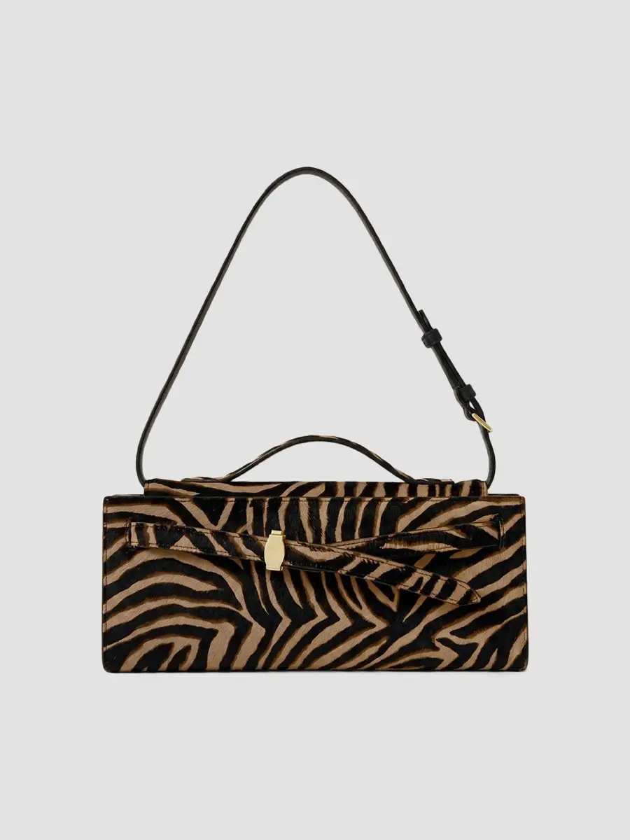 Veronica Beard Women's Dash Ziger Printed Calf Hair Clutch | Thumbnail 4 Veronica Beard Women's Dash Ziger Printed Calf Hair Clutch | Thumbnail 4