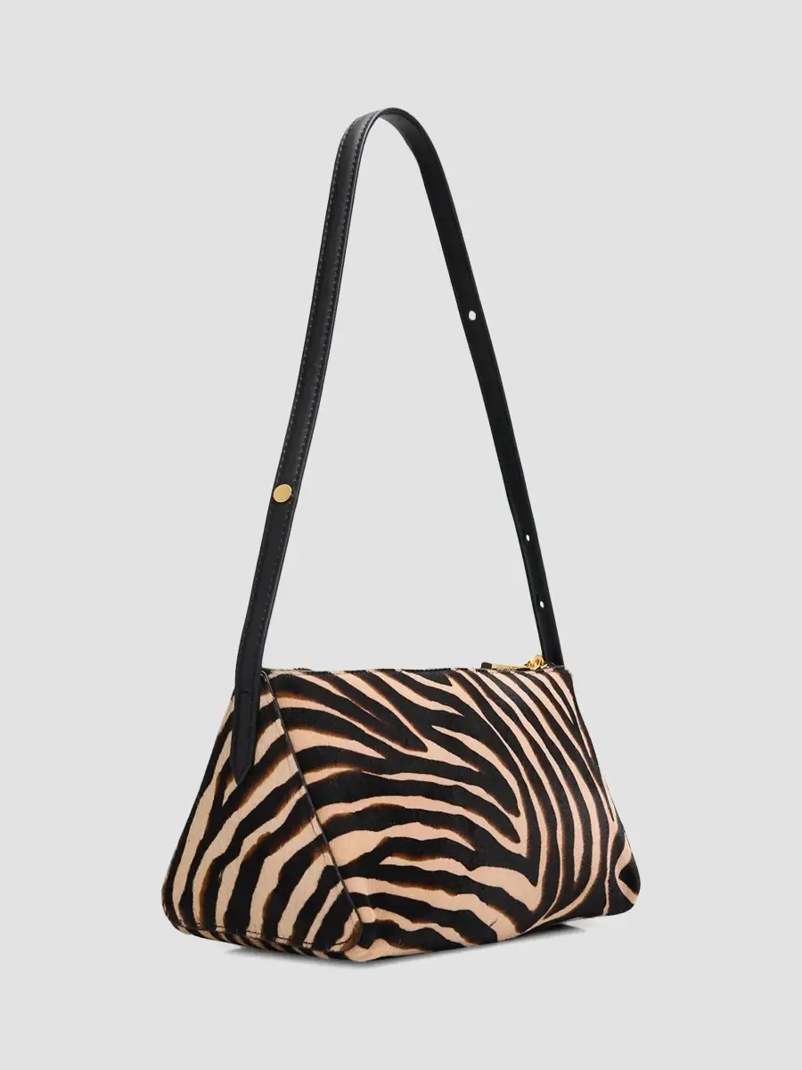 Veronica Beard Women's Ziger Prism Calf Hair Shoulder Bag | Thumbnail 3