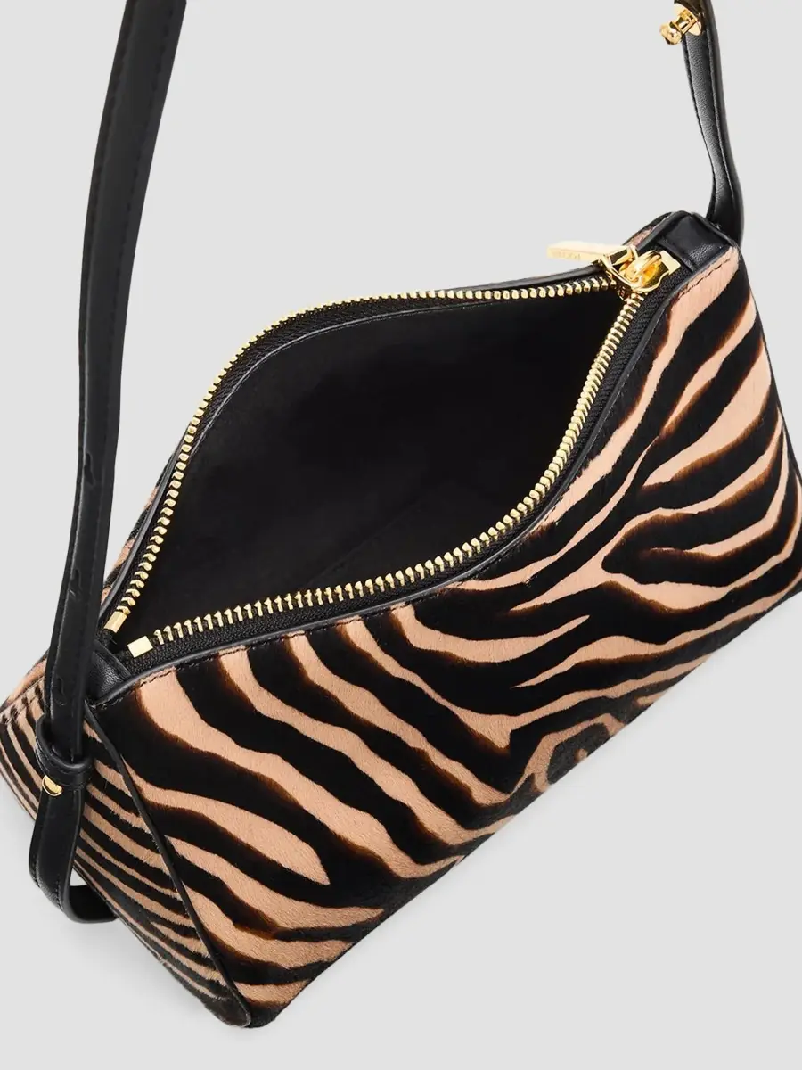 Veronica Beard Women's Ziger Prism Calf Hair Shoulder Bag | Thumbnail 4